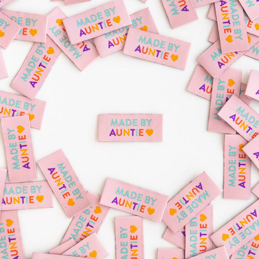 Made by Auntie - Sewing Woven Clothing Label Tags