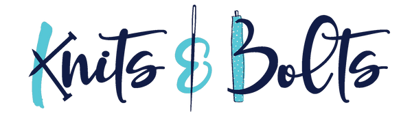 Knits and Bolts logo