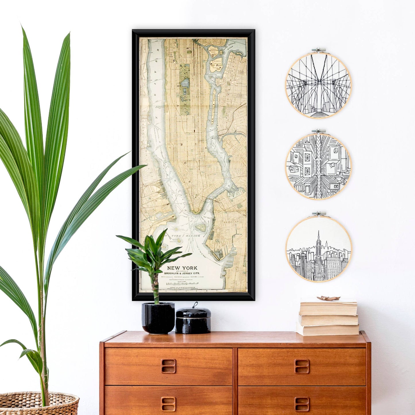 Bird's Eye View, NYC - embroidery kit