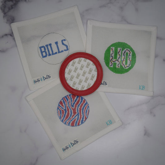 Buffalo Tiger Stripes Round Canvas