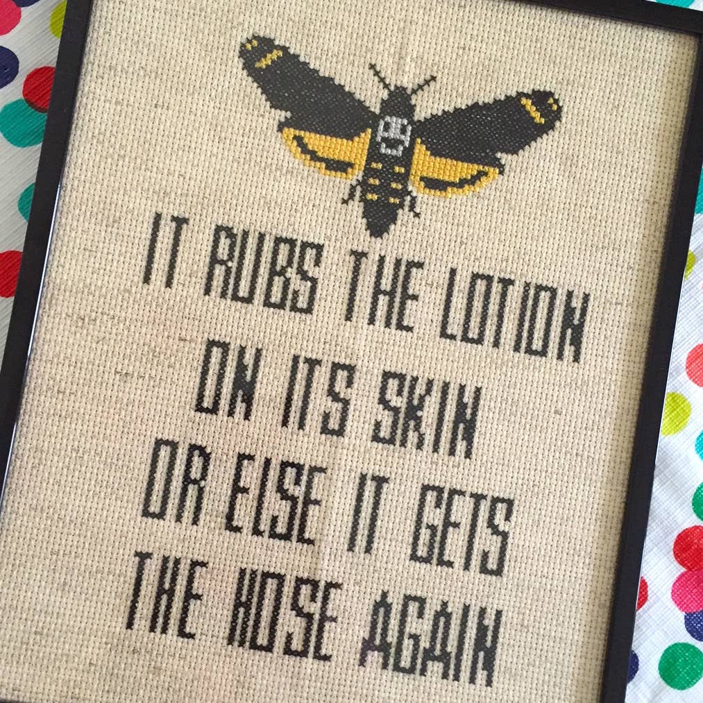 Silent Lotion Cross Stitch Kit
