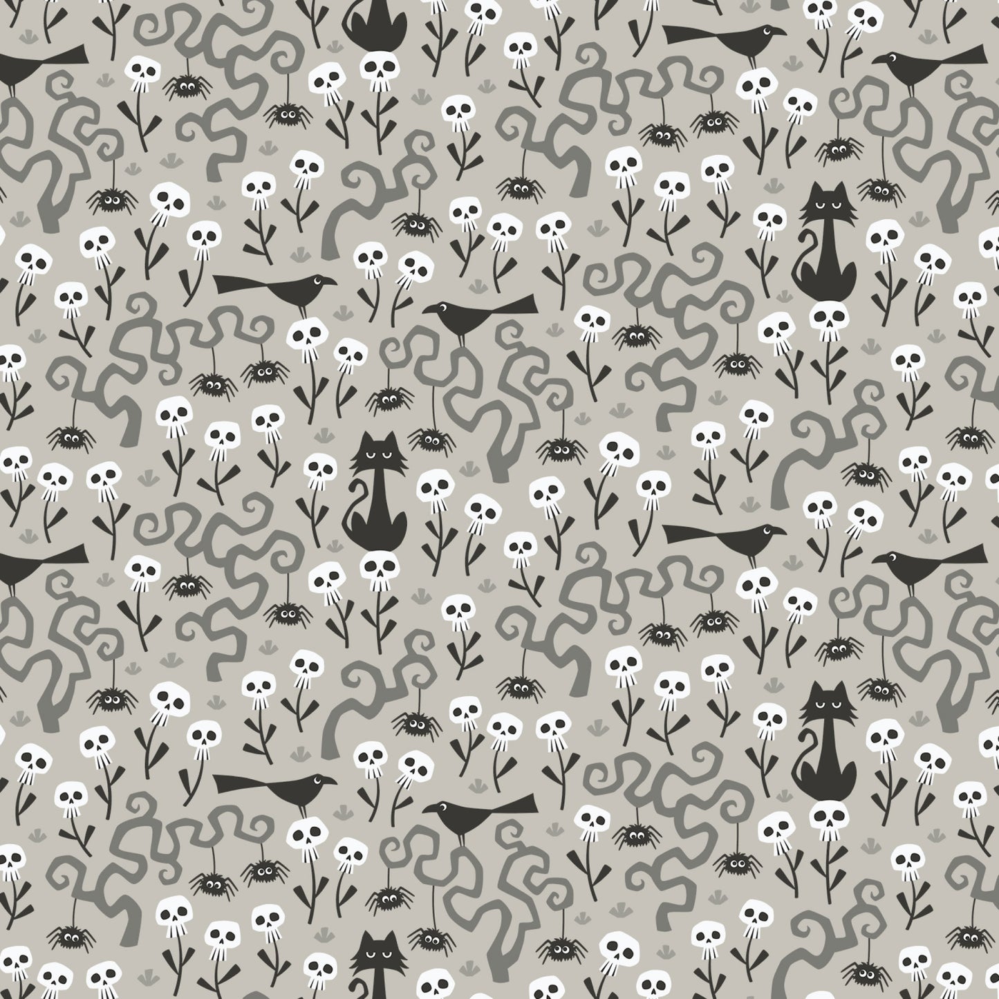 Gothic Whimsy- Skulls Garden