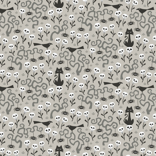 Gothic Whimsy- Skulls Garden