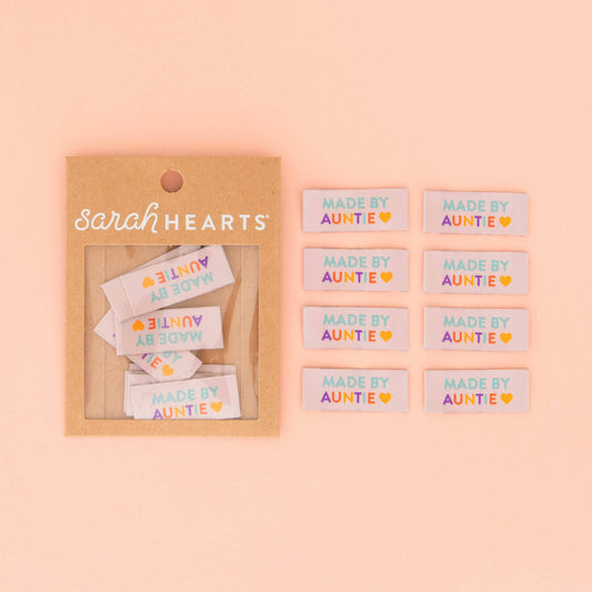 Made by Auntie - Sewing Woven Clothing Label Tags