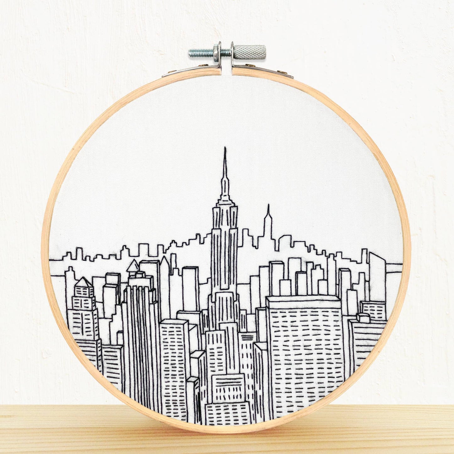 Top of The Rock, NYC - embroidery kit