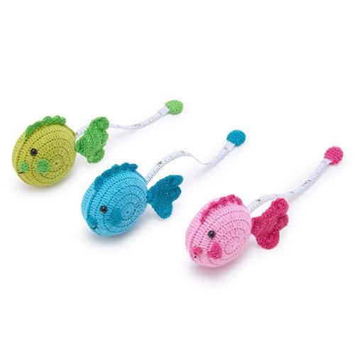 Crochet Tape Measure- Fish