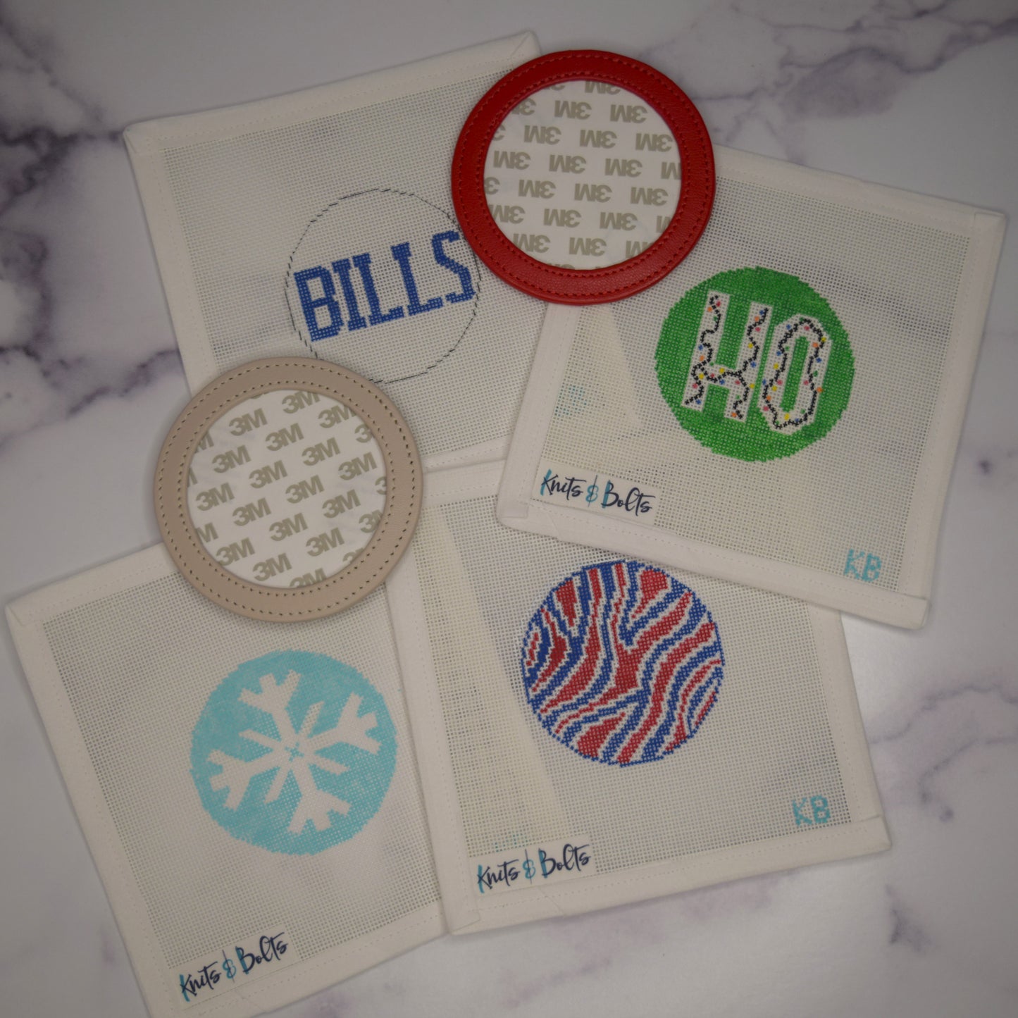 Round Leather Magnets