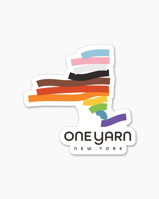 One Yarn New York Sticker