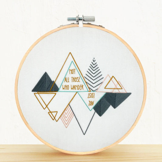 Wanderlust Embroidery Kit