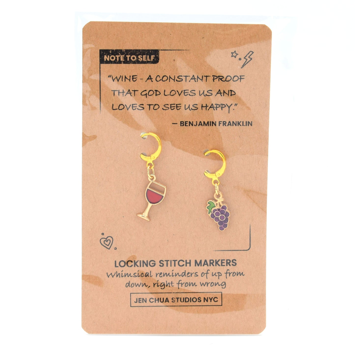 Jen Chua Studios NYC- Locking Stitch Markers