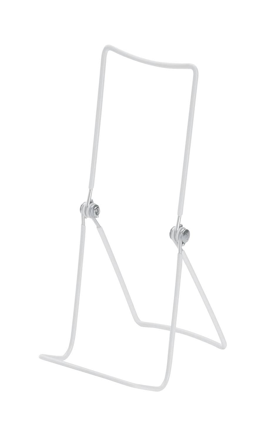 White Adjustable Vinyl Coated 3-Wire Easel  - Pack of 6