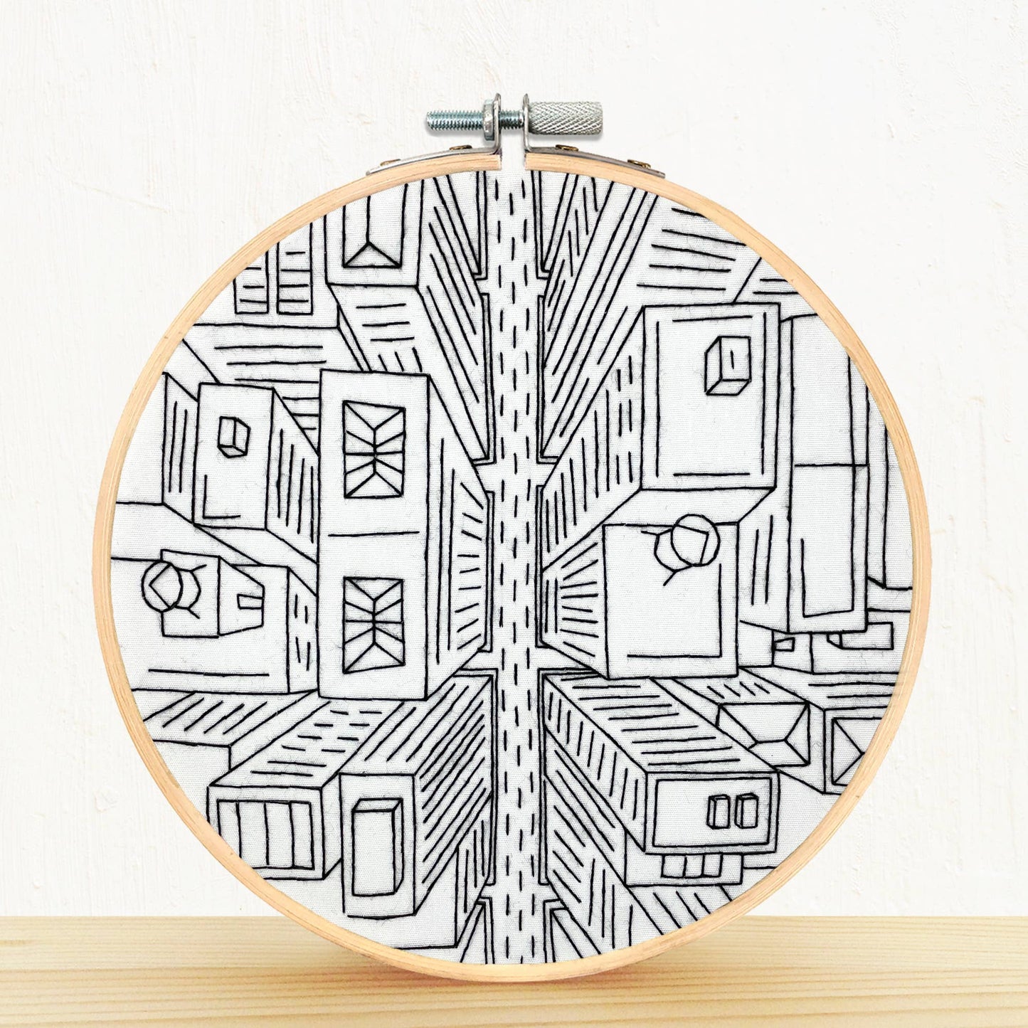 Bird's Eye View, NYC - embroidery kit