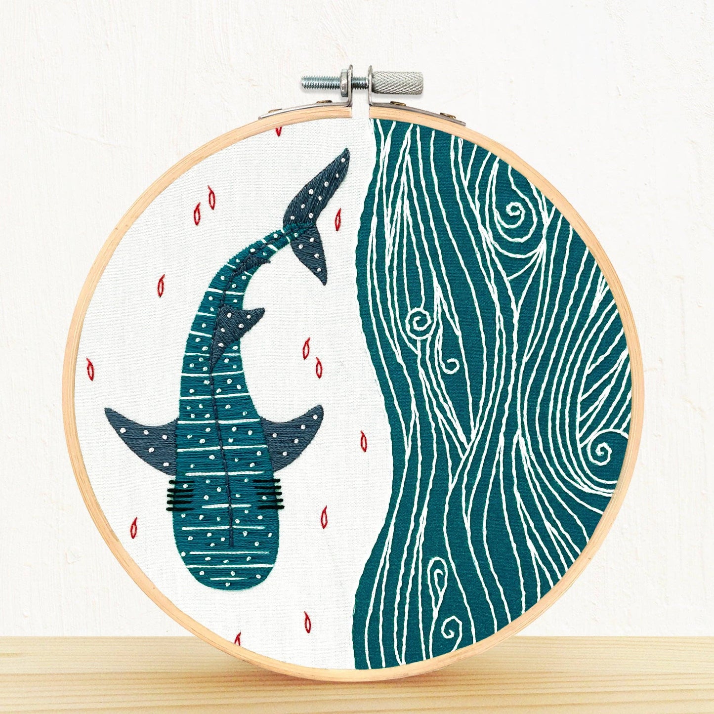 Whale Shark Embroidery Kit