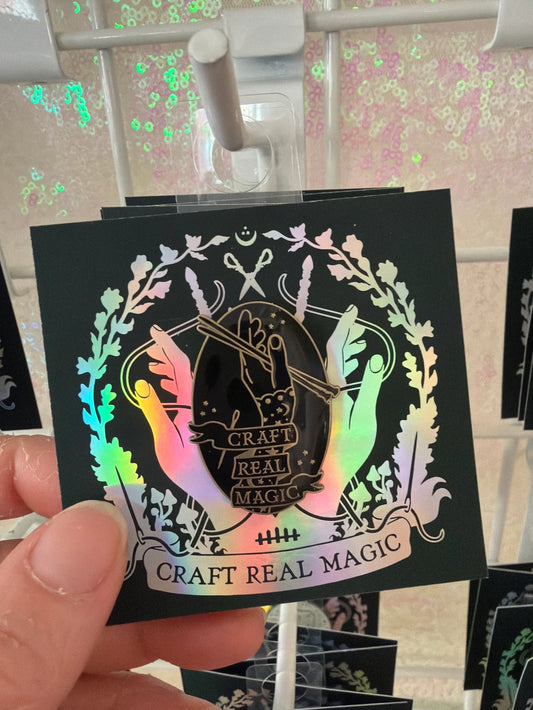 Enamel Pin-Craft Real Magic