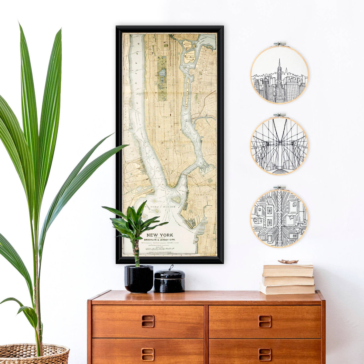 Brooklyn Bridge - embroidery kit