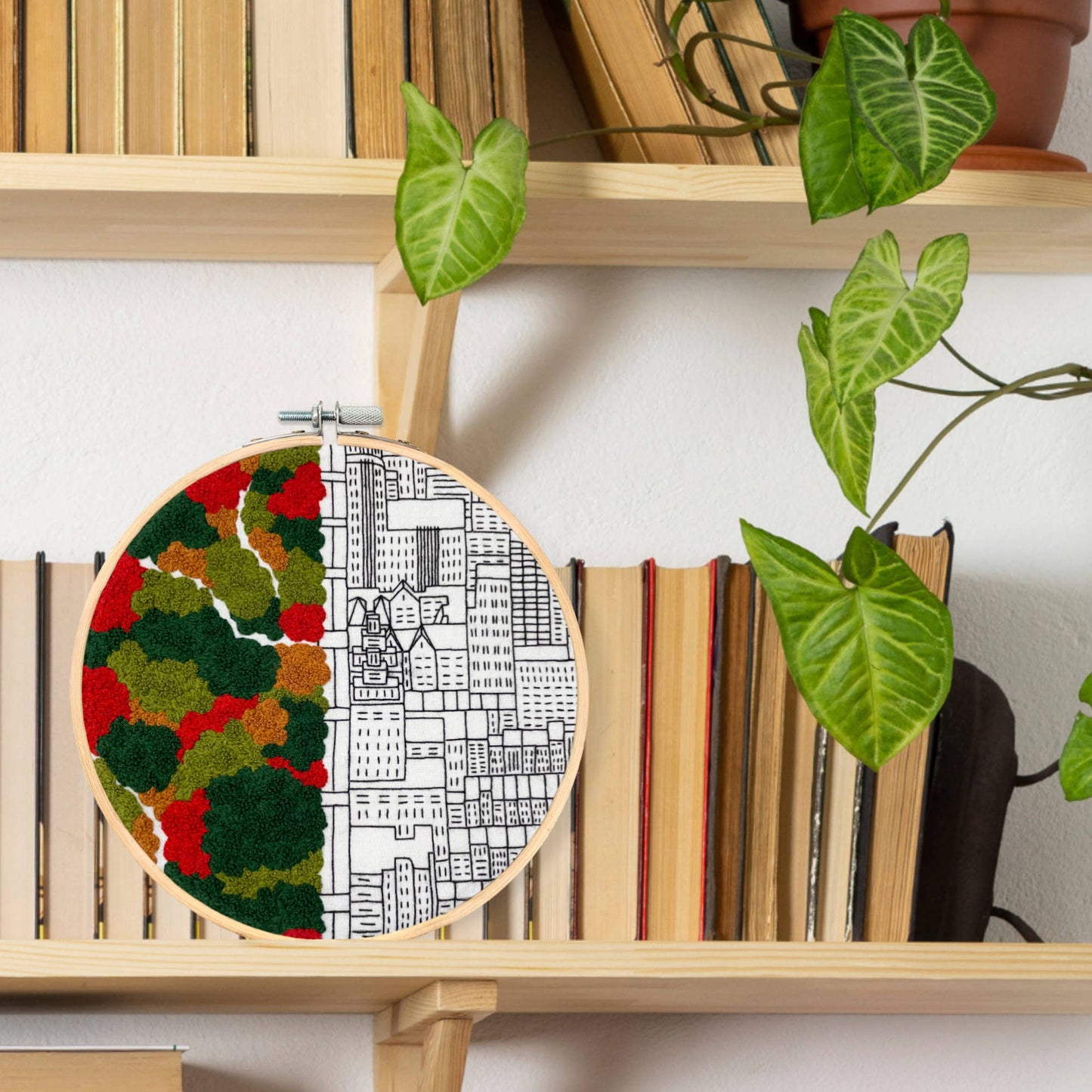 Autumn in New York - embroidery kit