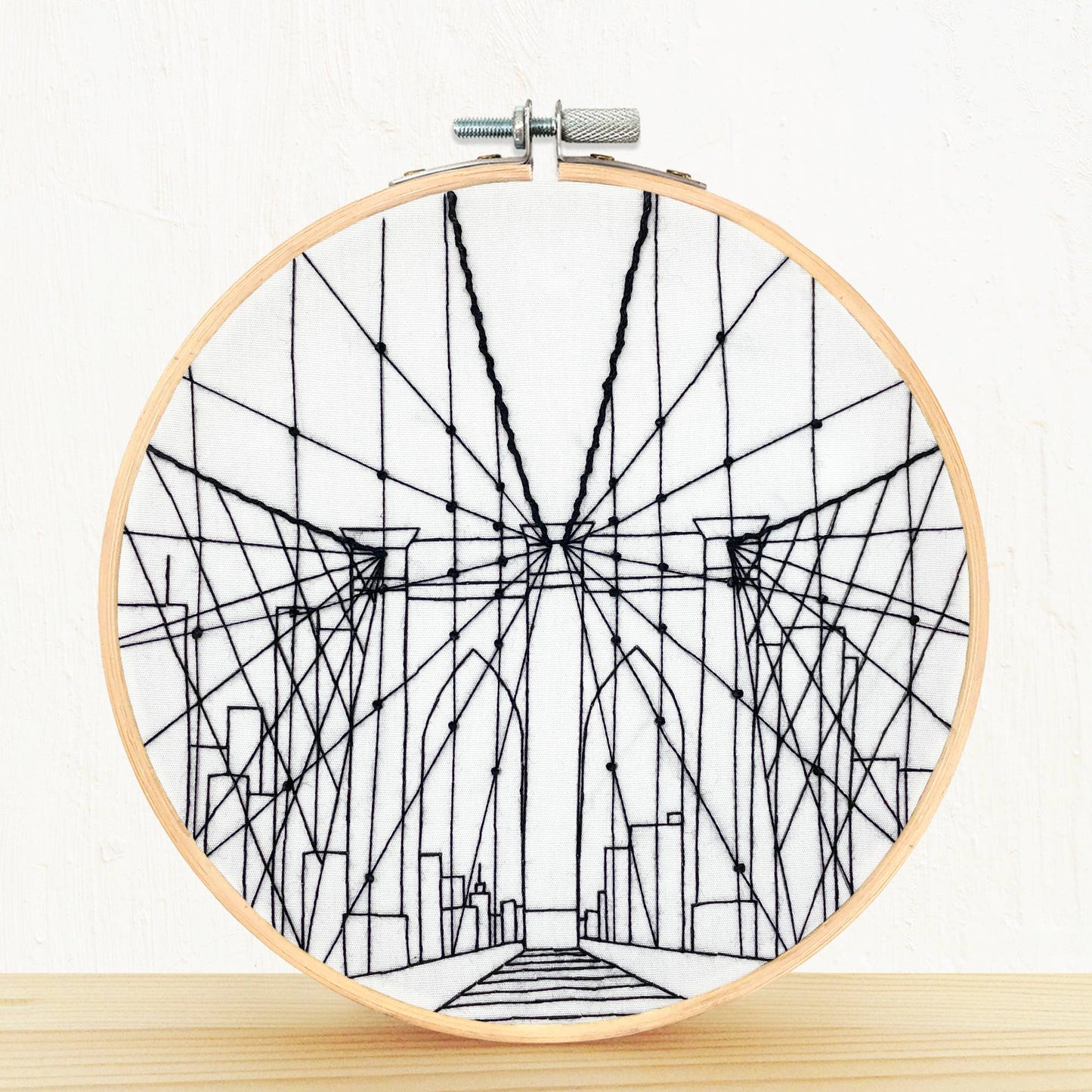 Brooklyn Bridge - embroidery kit